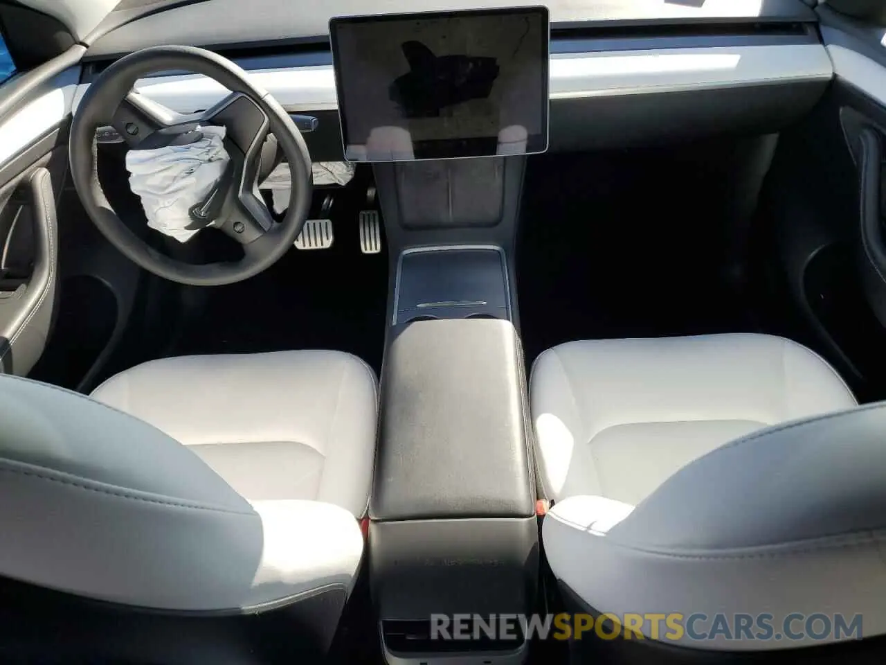 8 fotografías del automóvil dañado 7SAYGDEF8NF570116 TESLA MODEL Y 2022