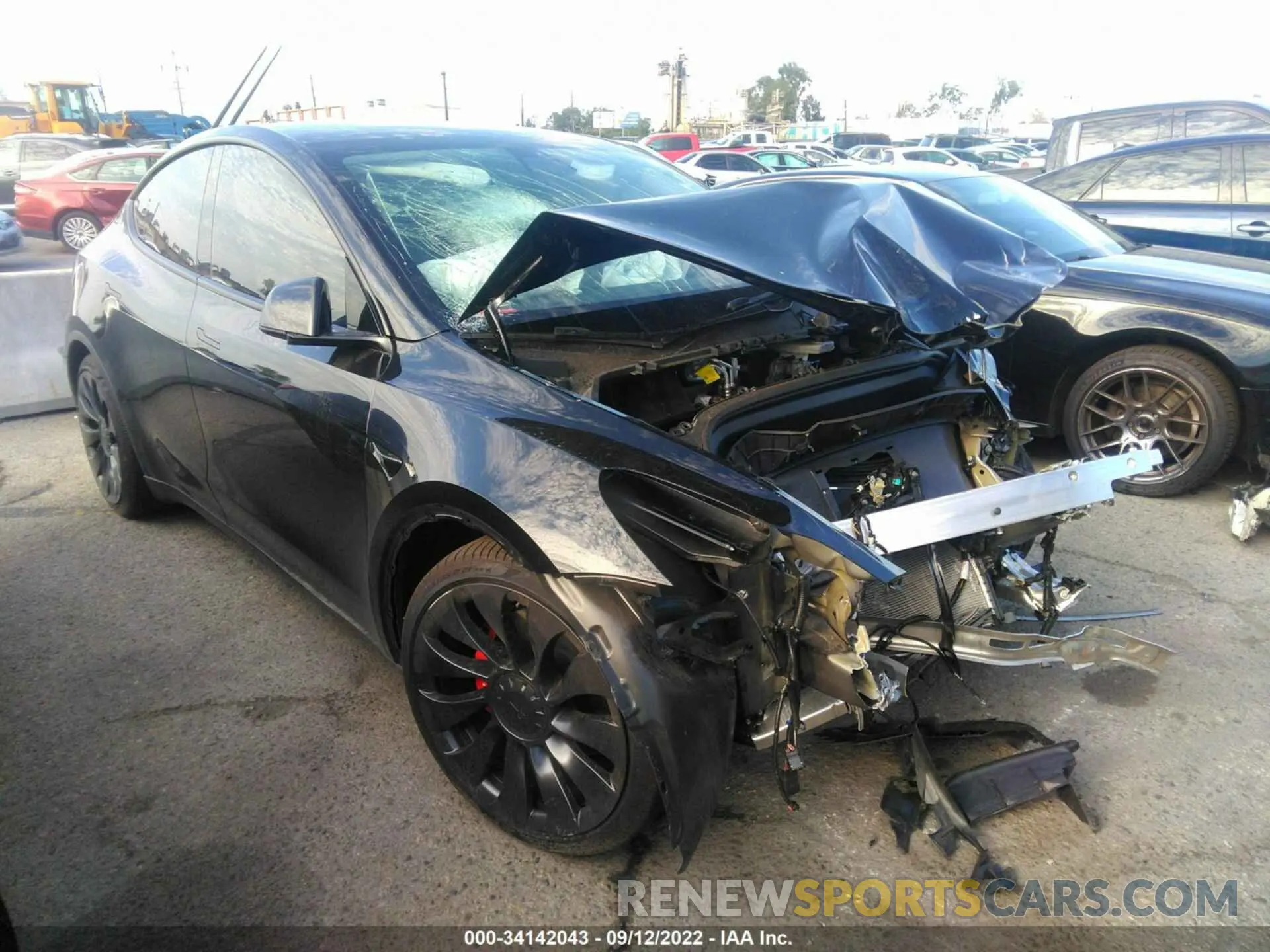 1 fotografías del automóvil dañado 7SAYGDEF9NF324000 TESLA MODEL Y 2022