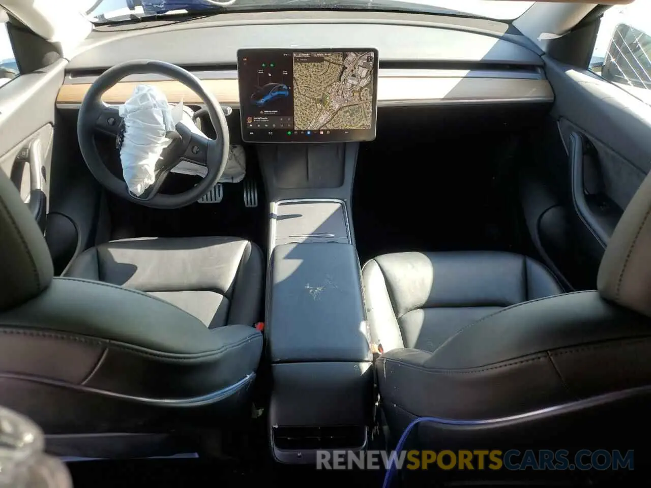 8 fotografías del automóvil dañado 7SAYGDEF9NF338317 TESLA MODEL Y 2022