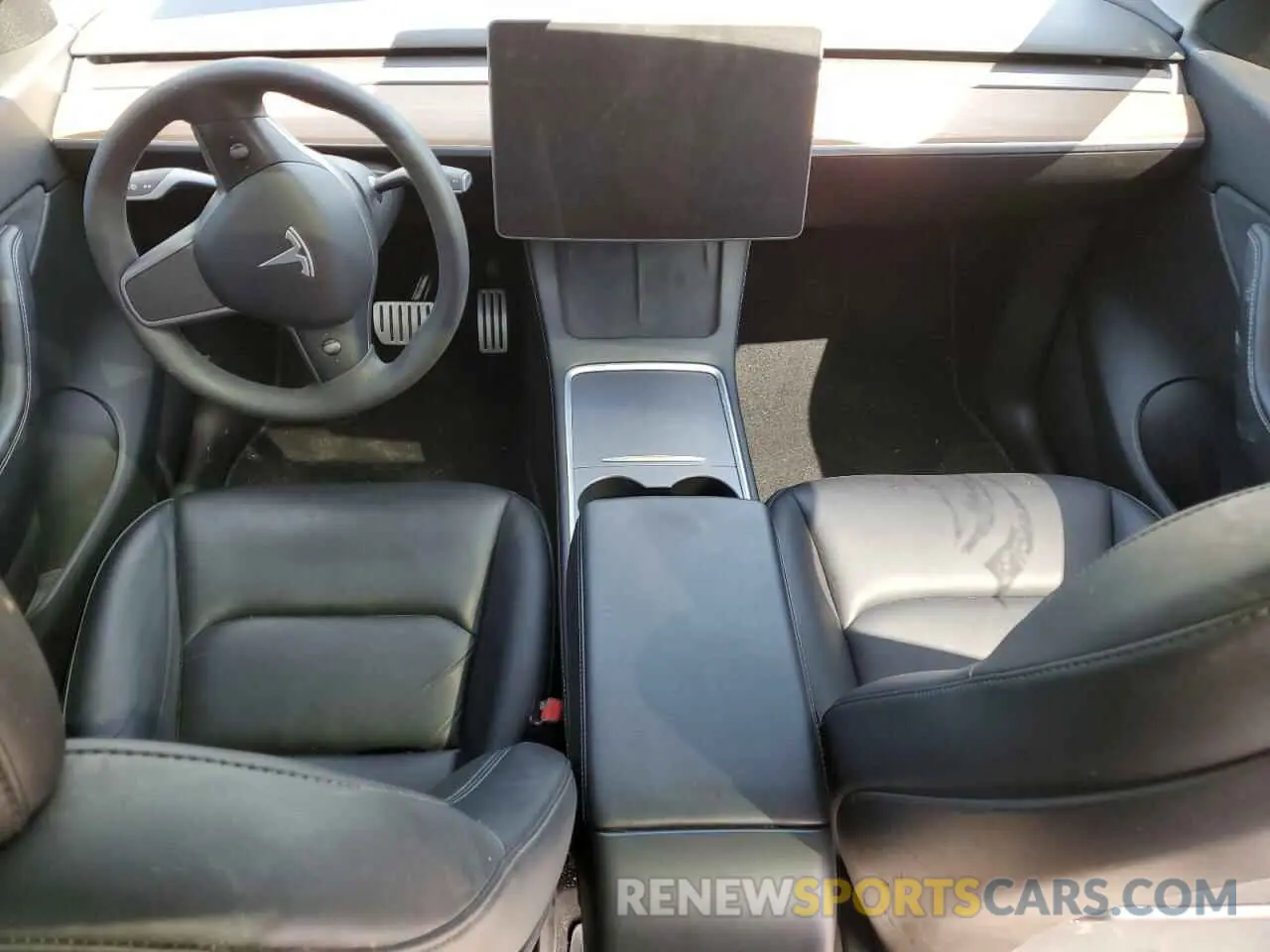 8 fotografías del automóvil dañado 7SAYGDEF9NF340987 TESLA MODEL Y 2022