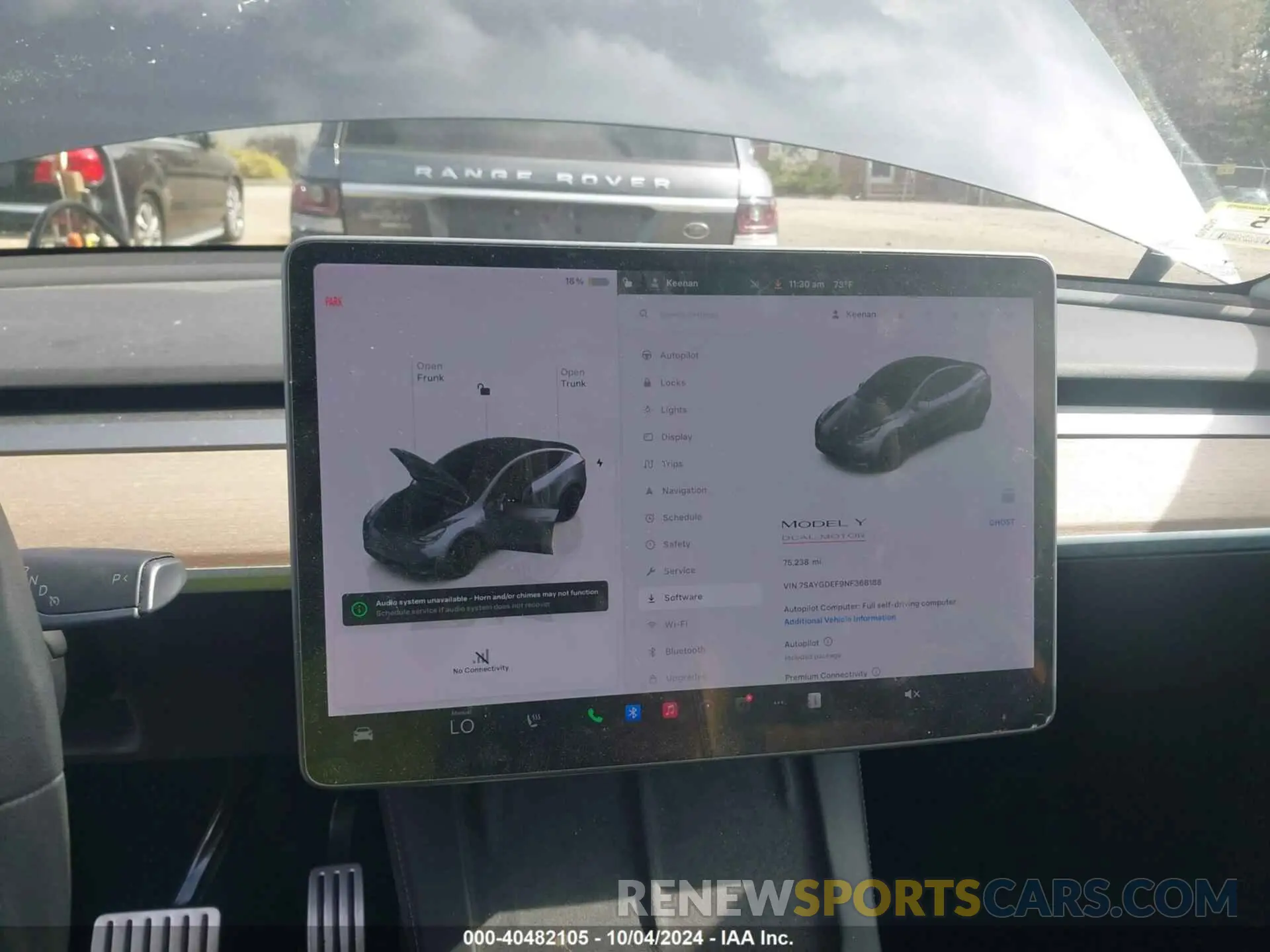 18 fotografías del automóvil dañado 7SAYGDEF9NF368188 TESLA MODEL Y 2022