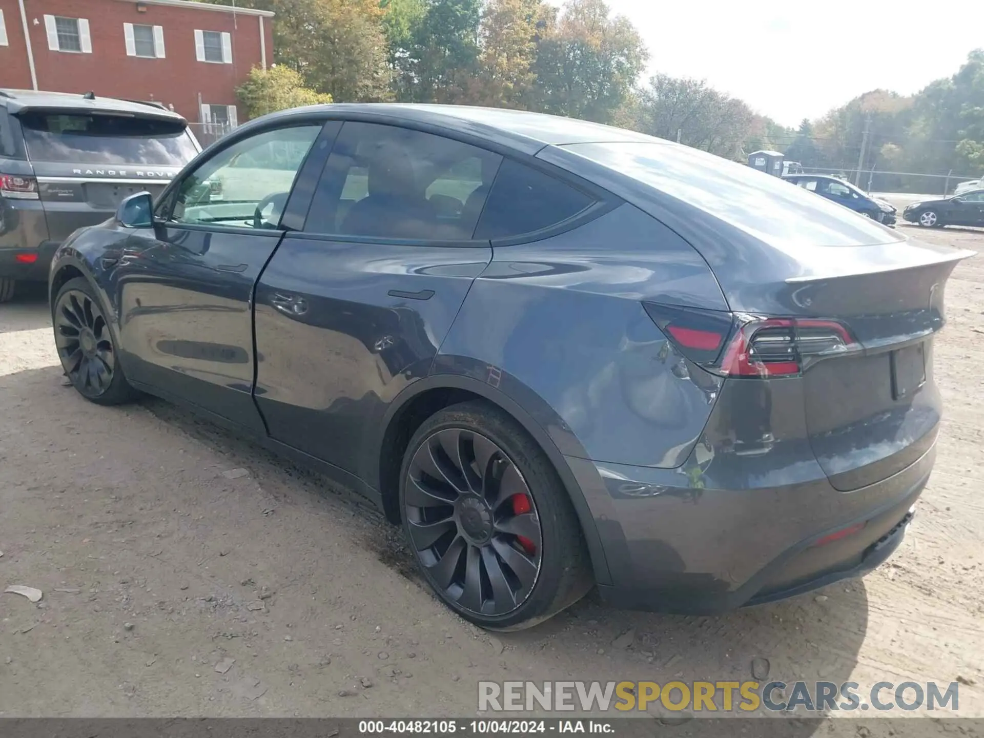 3 fotografías del automóvil dañado 7SAYGDEF9NF368188 TESLA MODEL Y 2022