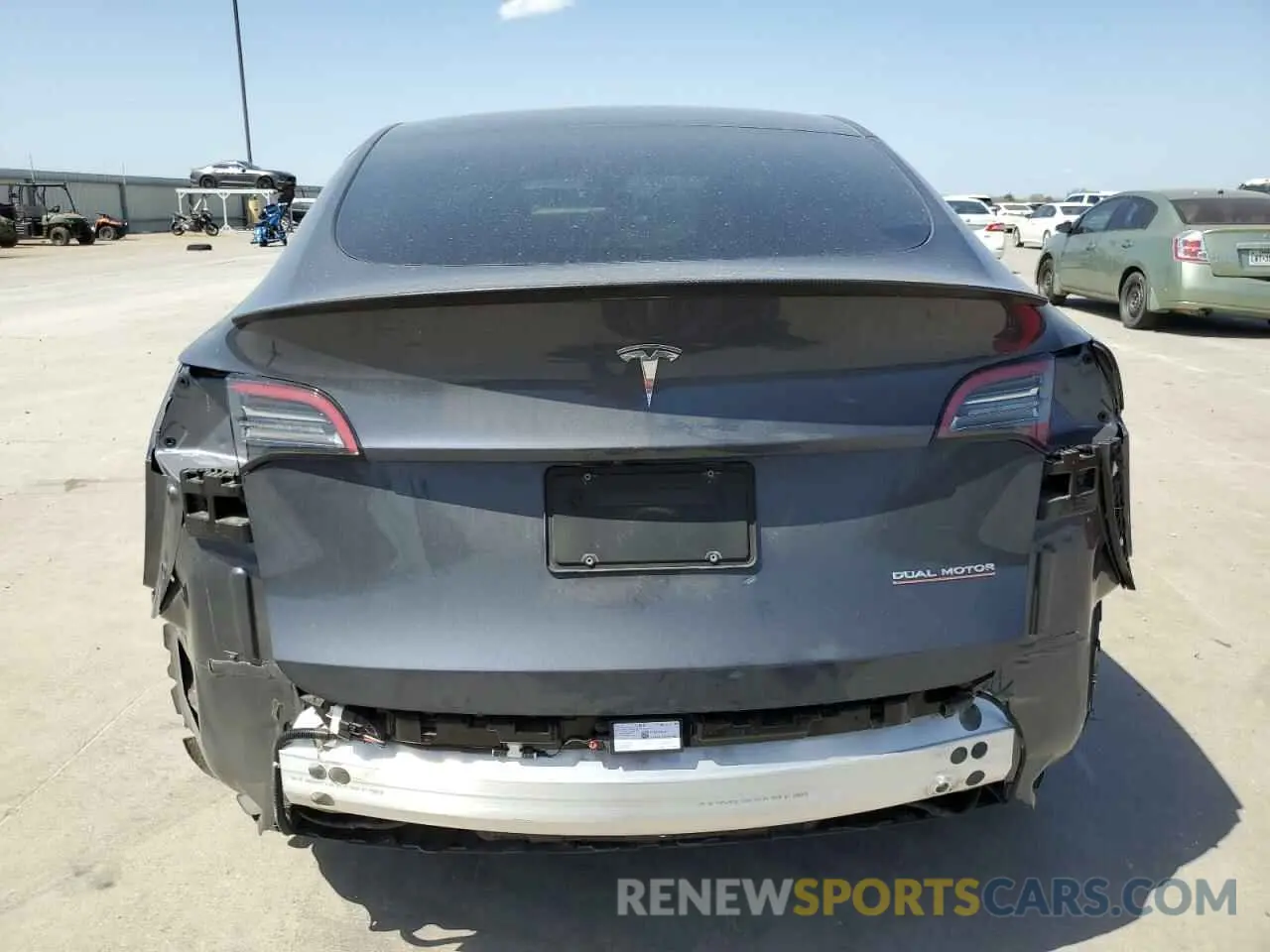 6 fotografías del automóvil dañado 7SAYGDEF9NF391454 TESLA MODEL Y 2022