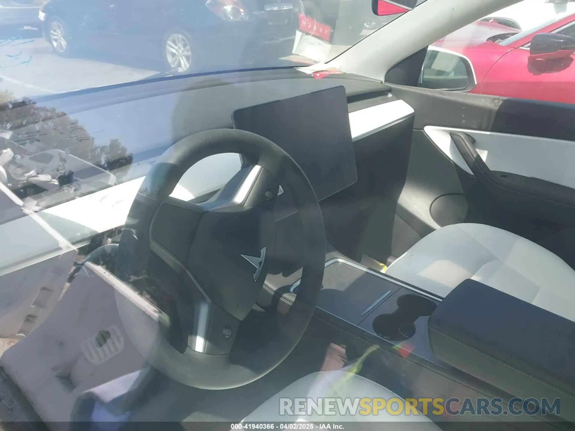 7 fotografías del automóvil dañado 7SAYGDEF9NF407636 TESLA MODEL Y 2022