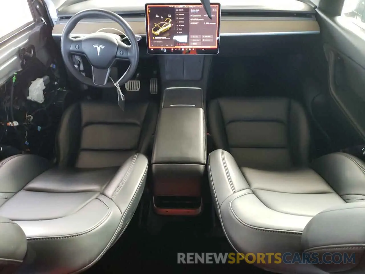 8 fotografías del automóvil dañado 7SAYGDEF9NF411721 TESLA MODEL Y 2022