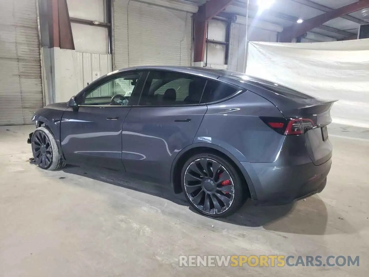 2 fotografías del automóvil dañado 7SAYGDEF9NF445495 TESLA MODEL Y 2022