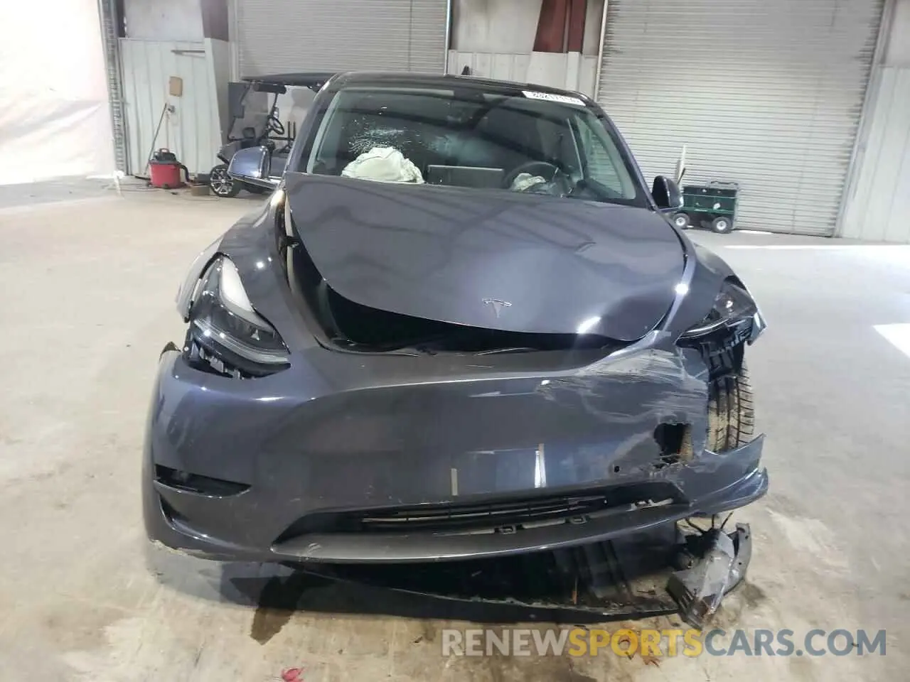 5 fotografías del automóvil dañado 7SAYGDEF9NF445495 TESLA MODEL Y 2022