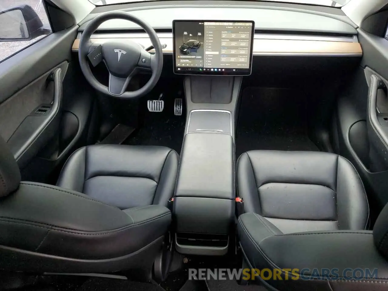 8 fotografías del automóvil dañado 7SAYGDEF9NF463382 TESLA MODEL Y 2022