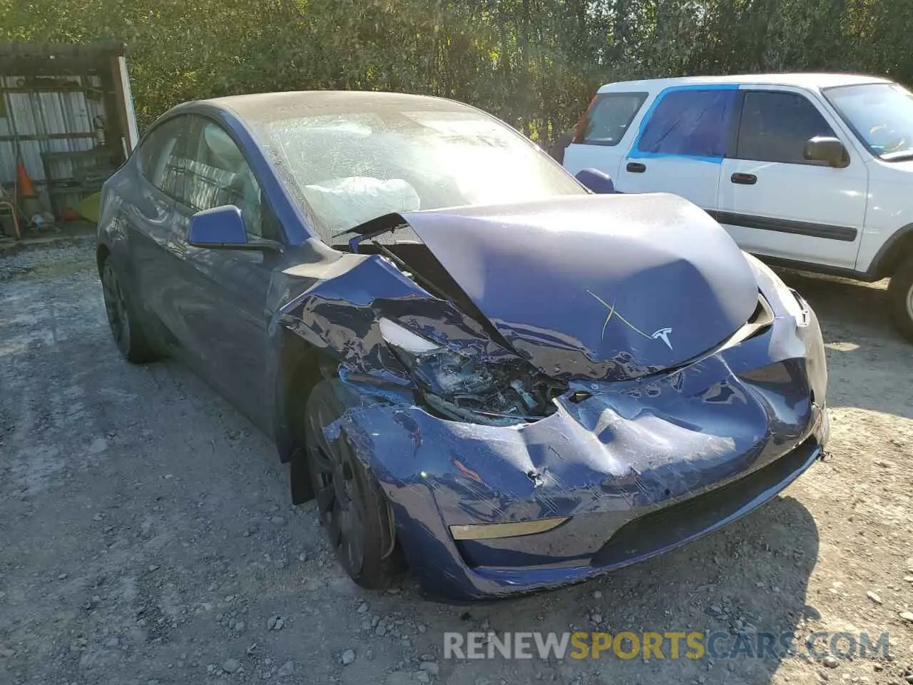 1 fotografías del automóvil dañado 7SAYGDEF9NF465424 TESLA MODEL Y 2022