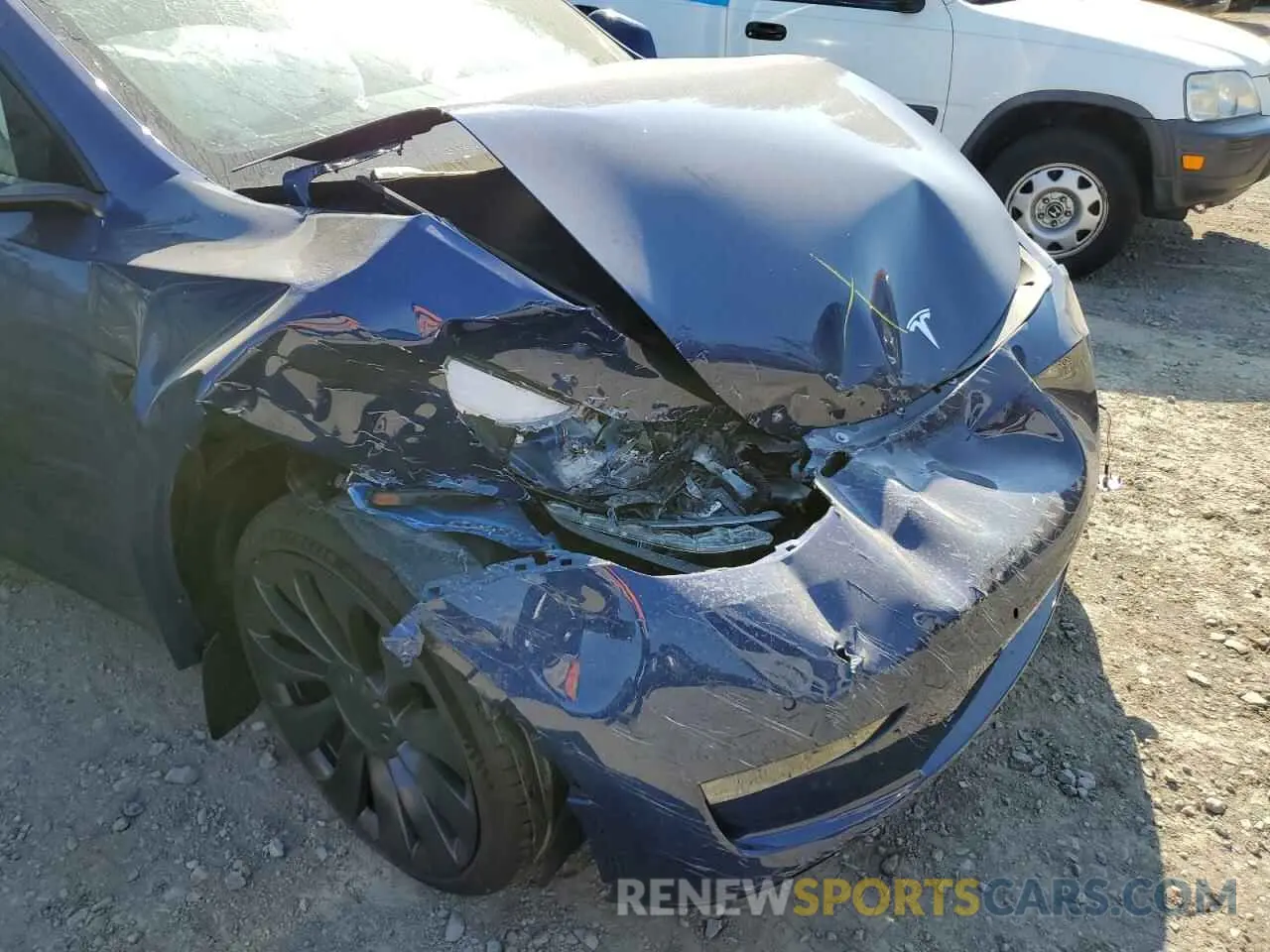 9 fotografías del automóvil dañado 7SAYGDEF9NF465424 TESLA MODEL Y 2022