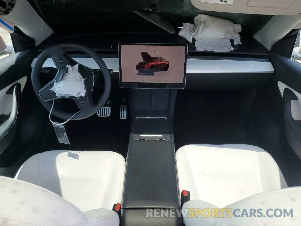 8 fotografías del automóvil dañado 7SAYGDEF9NF510183 TESLA MODEL Y 2022