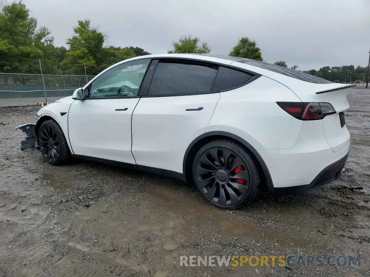 2 fotografías del automóvil dañado 7SAYGDEF9NF523483 TESLA MODEL Y 2022