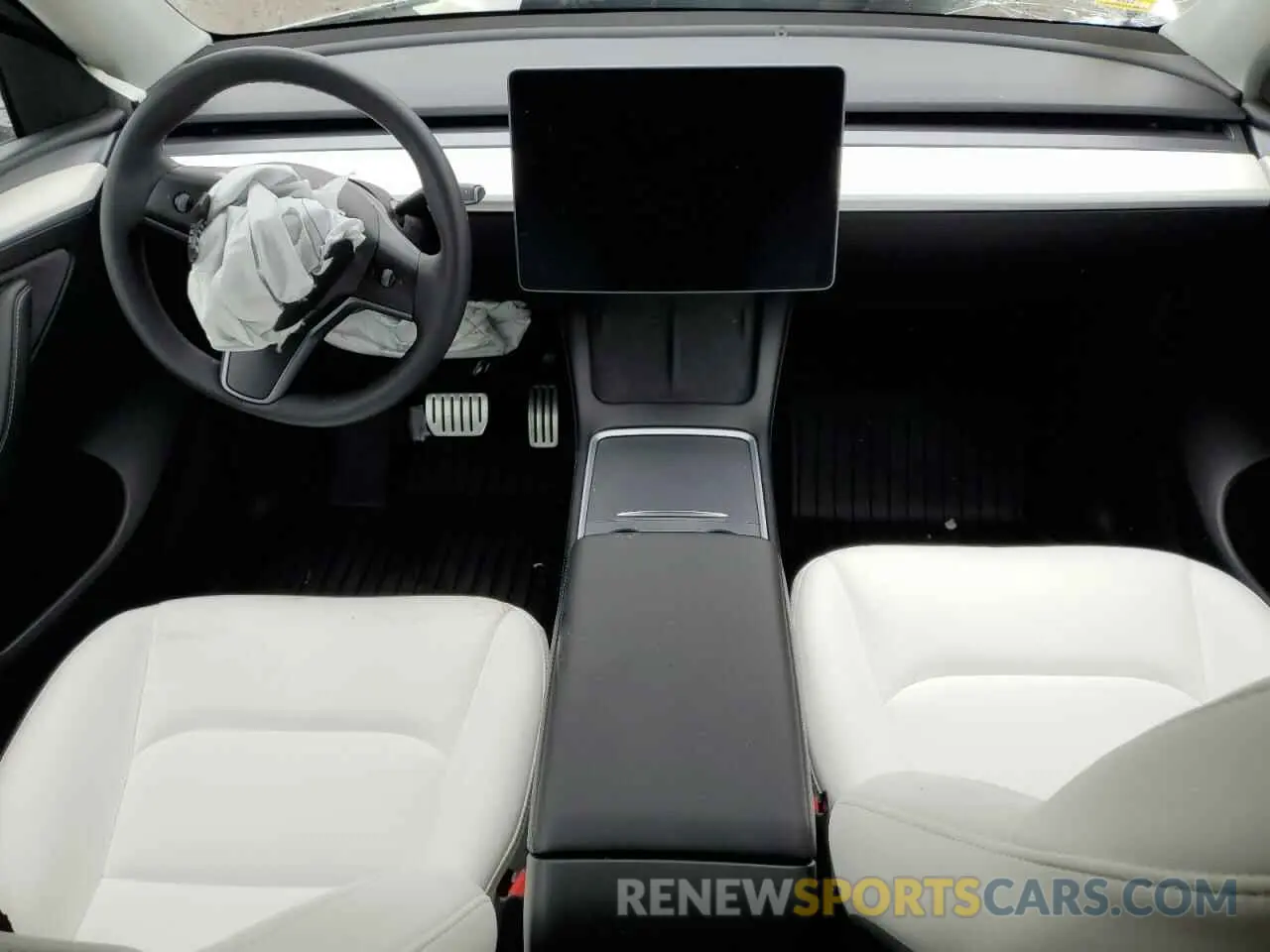 8 fotografías del automóvil dañado 7SAYGDEF9NF523483 TESLA MODEL Y 2022