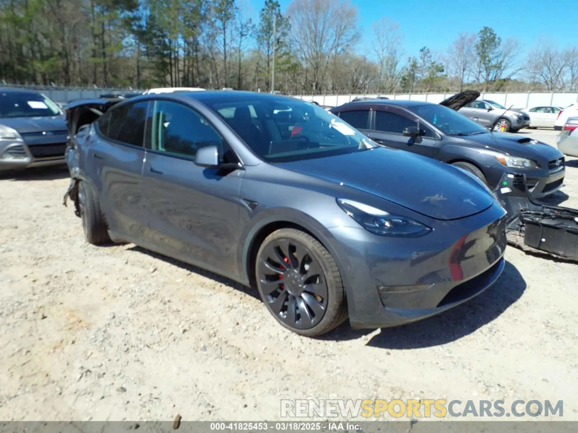 1 fotografías del automóvil dañado 7SAYGDEF9NF544205 TESLA MODEL Y 2022