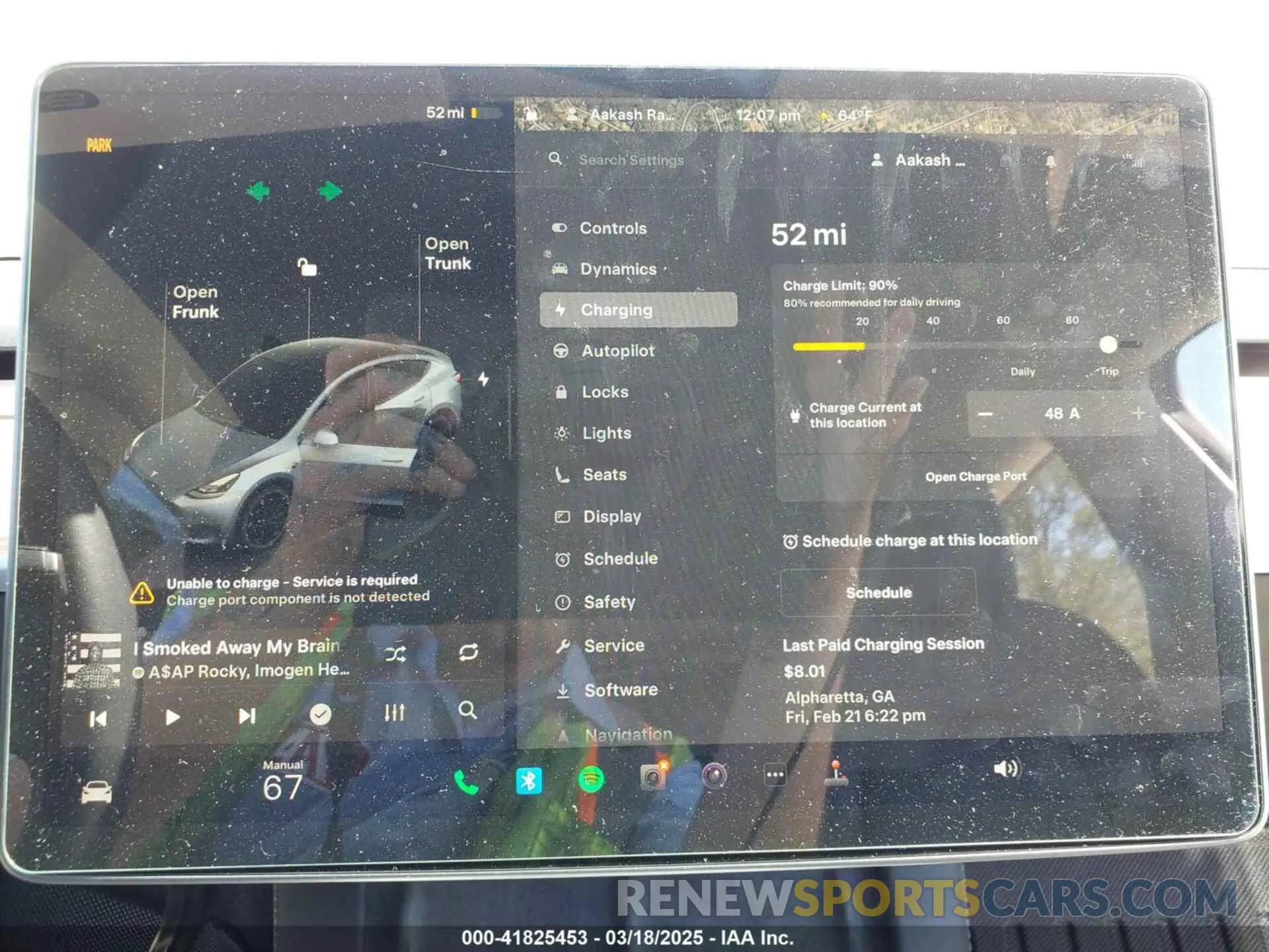 17 fotografías del automóvil dañado 7SAYGDEF9NF544205 TESLA MODEL Y 2022