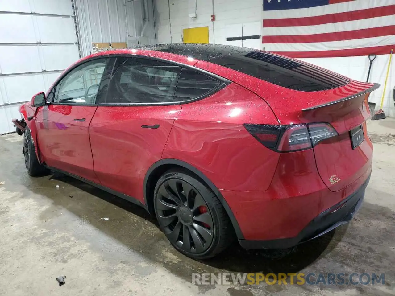 2 fotografías del automóvil dañado 7SAYGDEF9NF562140 TESLA MODEL Y 2022