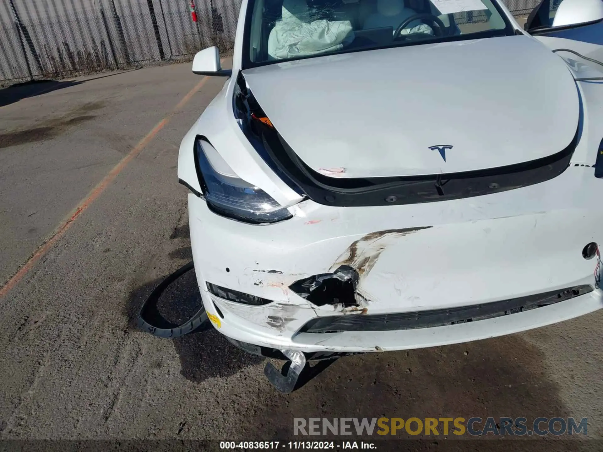 6 fotografías del automóvil dañado 7SAYGDEF9NF563983 TESLA MODEL Y 2022