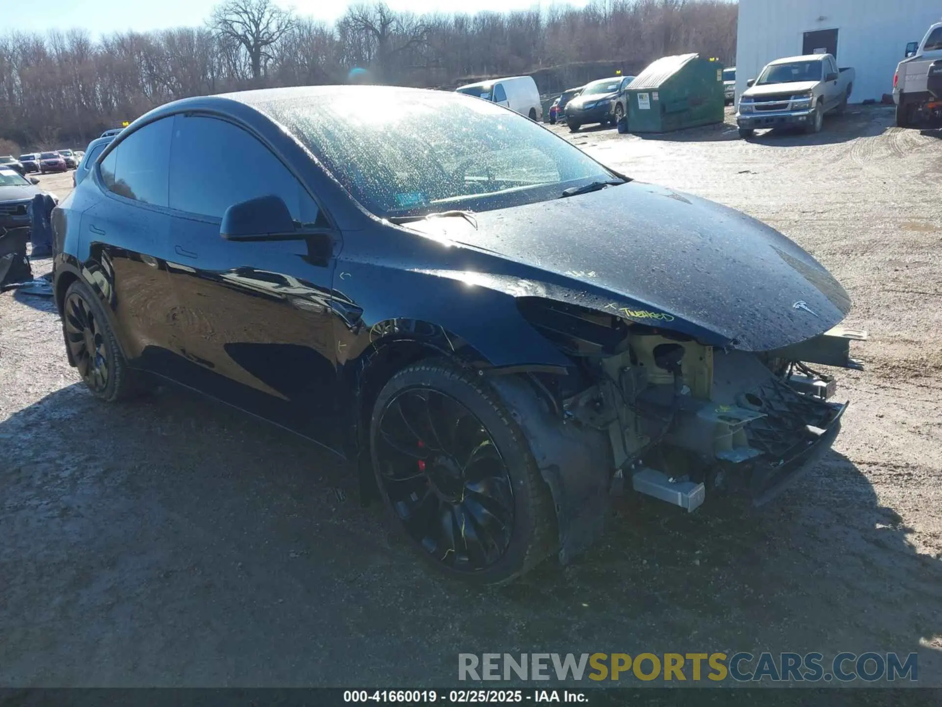 1 fotografías del automóvil dañado 7SAYGDEFXNF313636 TESLA MODEL Y 2022