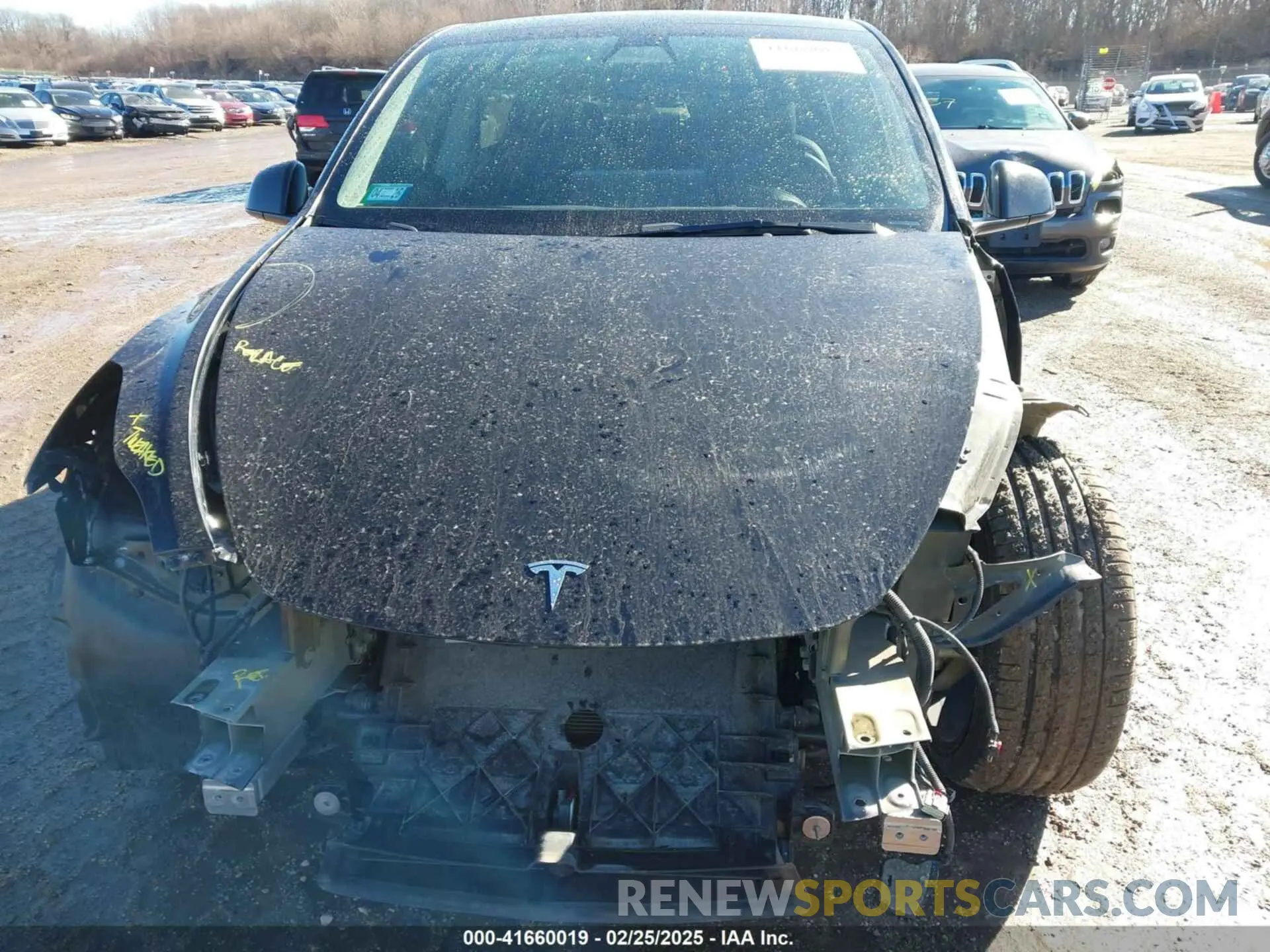 10 fotografías del automóvil dañado 7SAYGDEFXNF313636 TESLA MODEL Y 2022