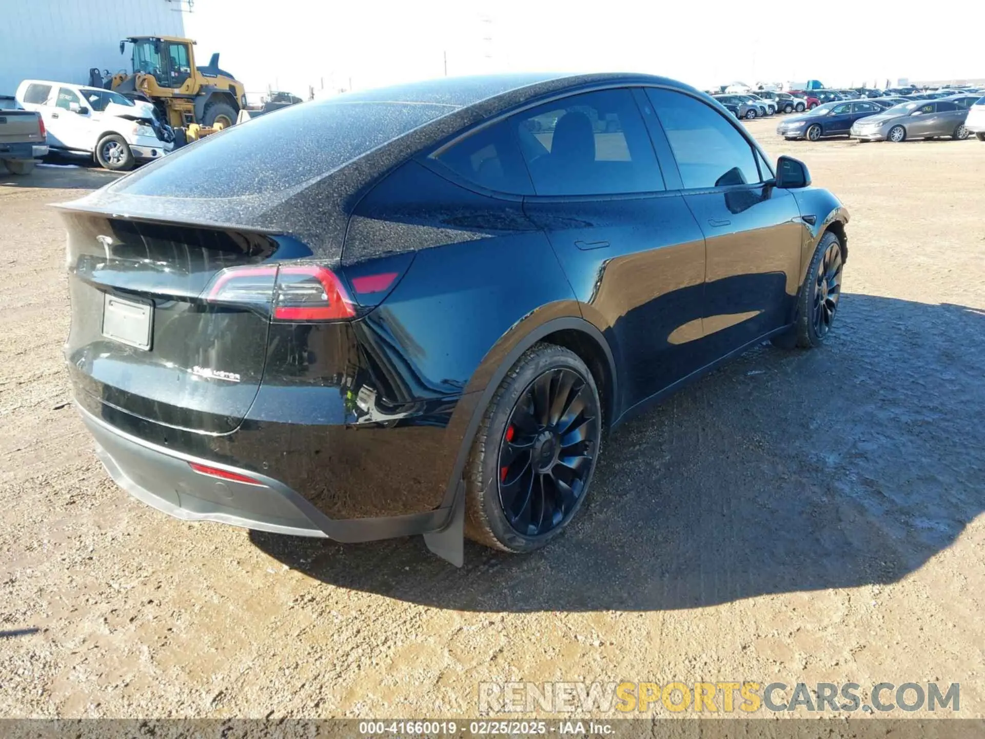 4 fotografías del automóvil dañado 7SAYGDEFXNF313636 TESLA MODEL Y 2022