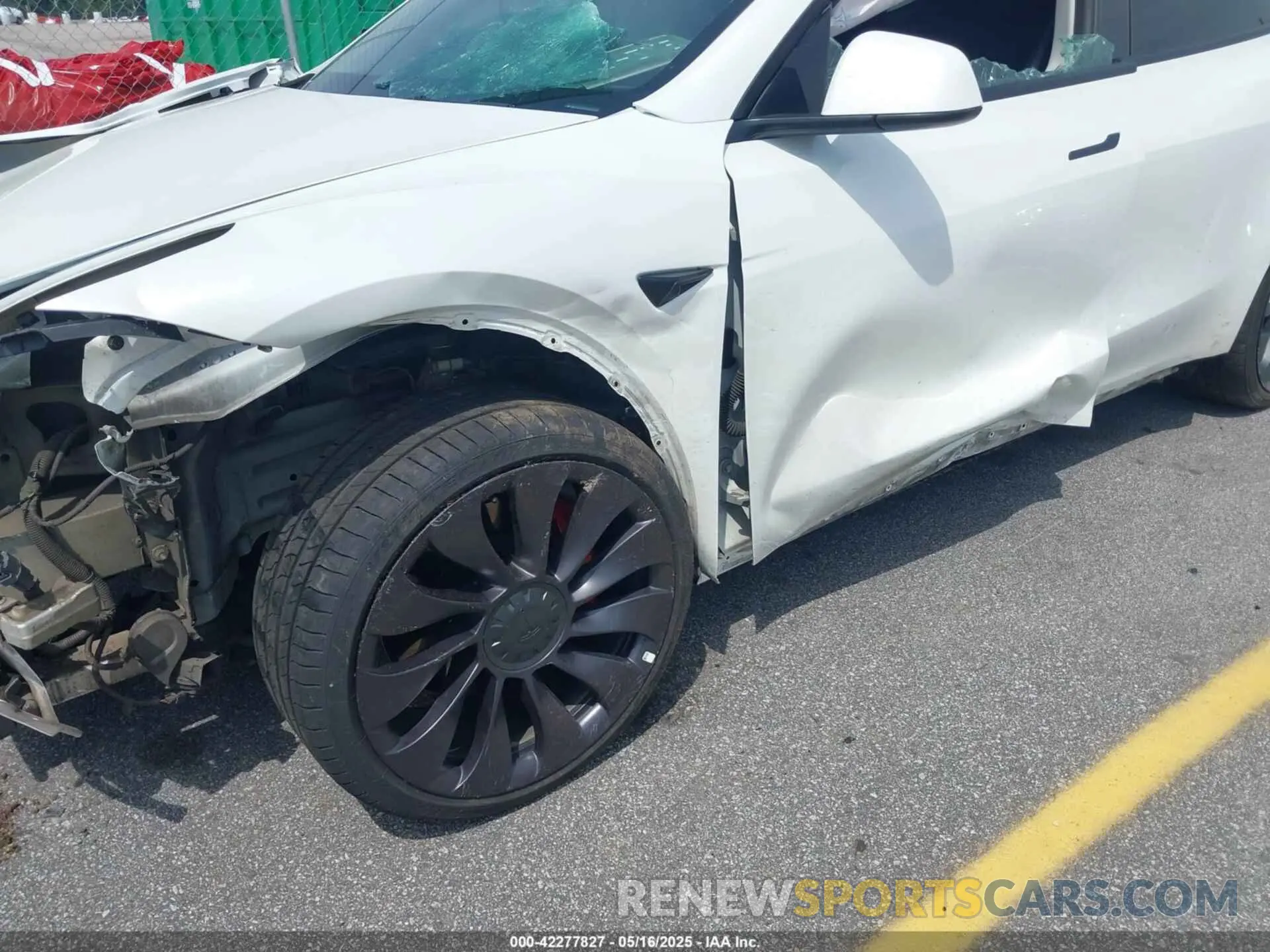 6 fotografías del automóvil dañado 7SAYGDEFXNF327701 TESLA MODEL Y 2022