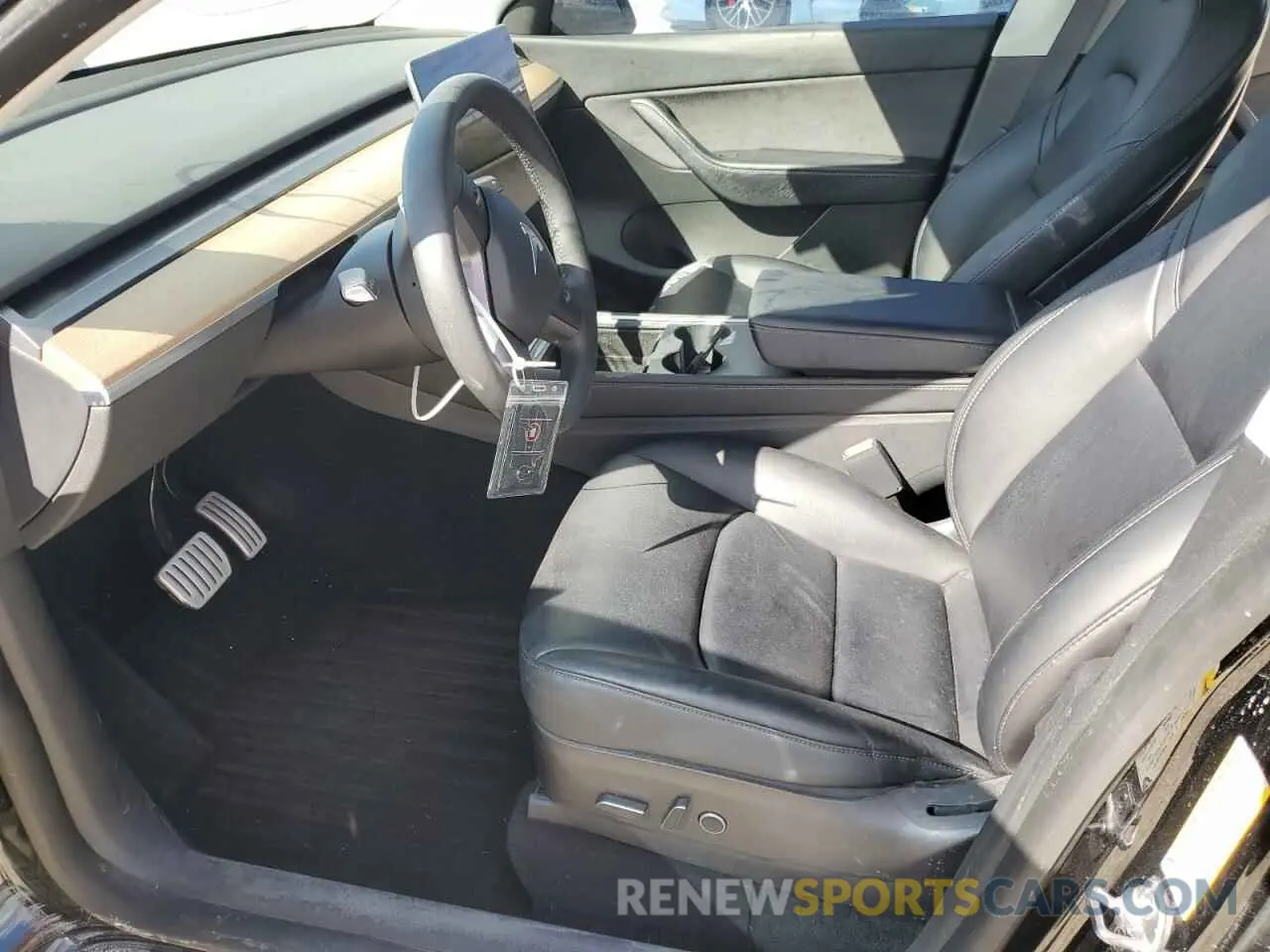 7 fotografías del automóvil dañado 7SAYGDEFXNF375487 TESLA MODEL Y 2022