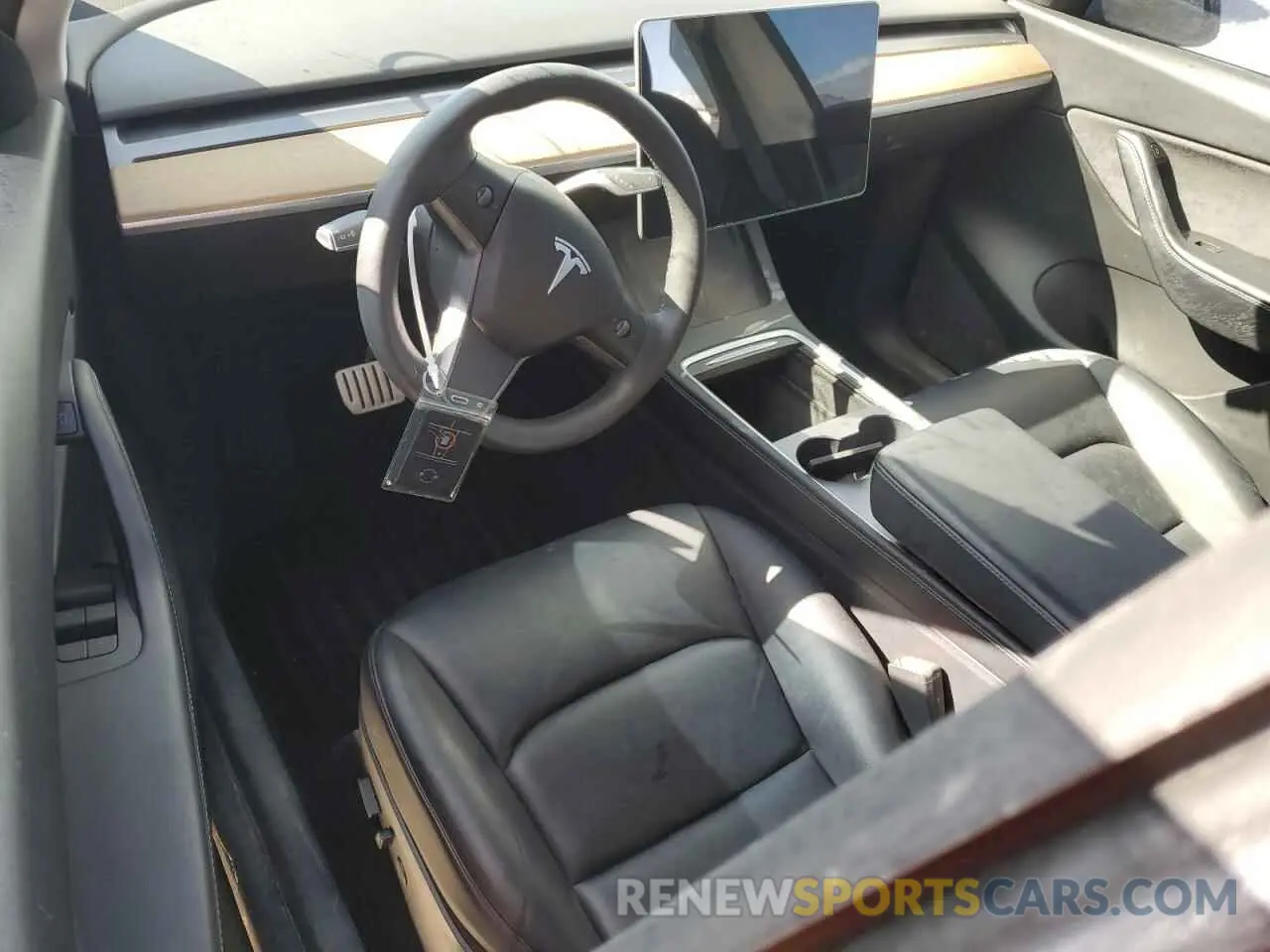 8 fotografías del automóvil dañado 7SAYGDEFXNF375487 TESLA MODEL Y 2022