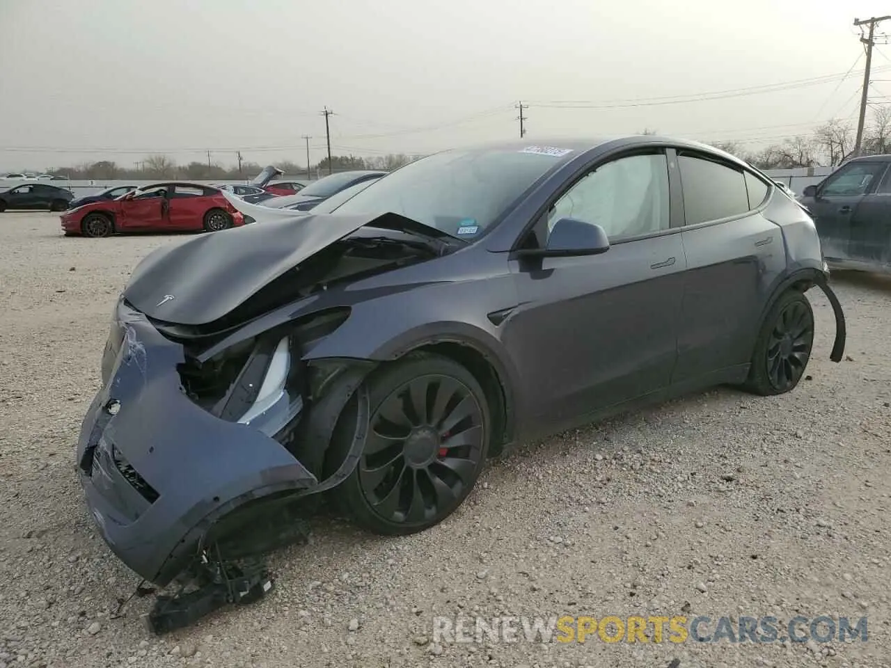 1 fotografías del automóvil dañado 7SAYGDEFXNF388594 TESLA MODEL Y 2022