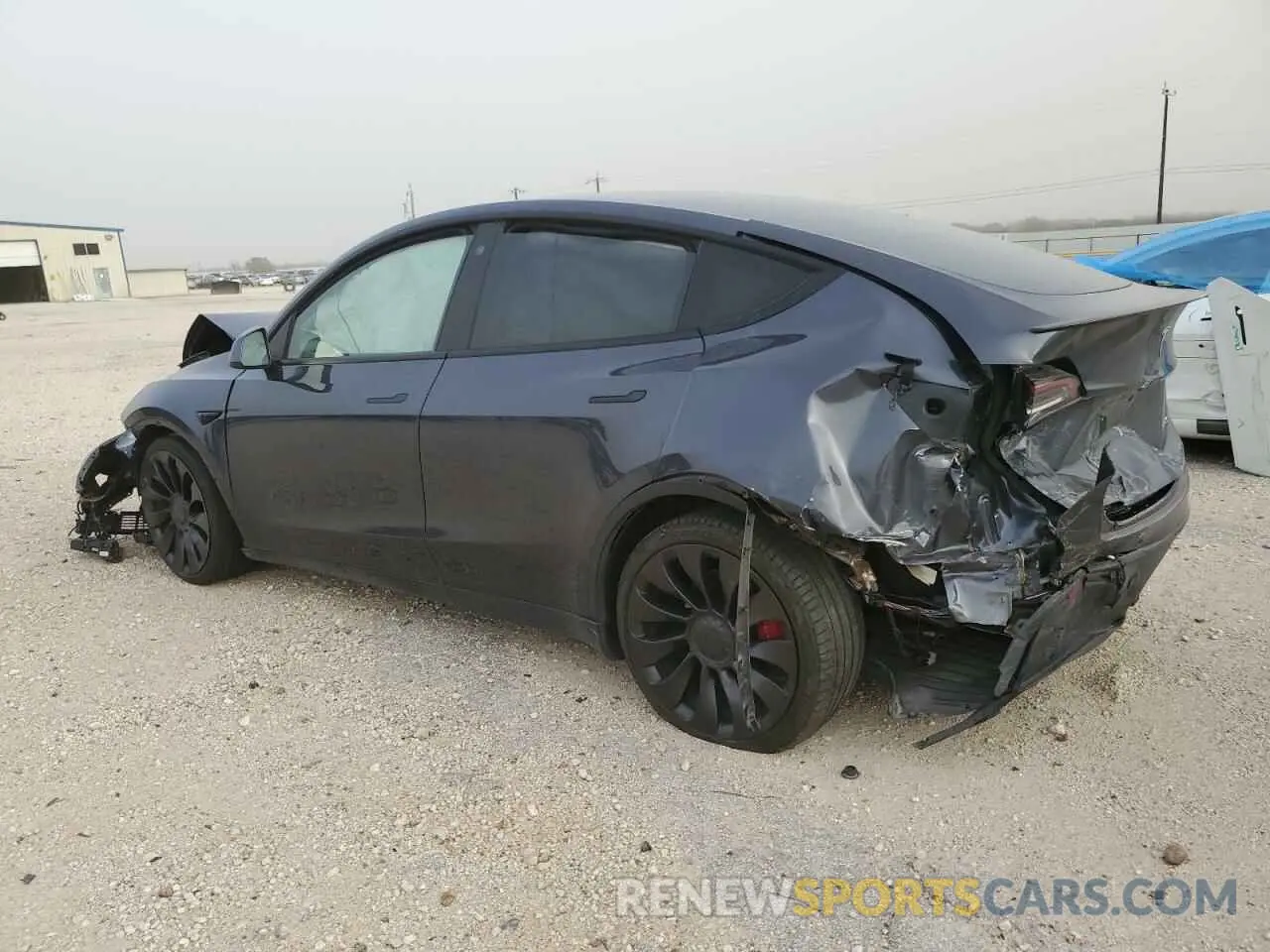 2 fotografías del automóvil dañado 7SAYGDEFXNF388594 TESLA MODEL Y 2022