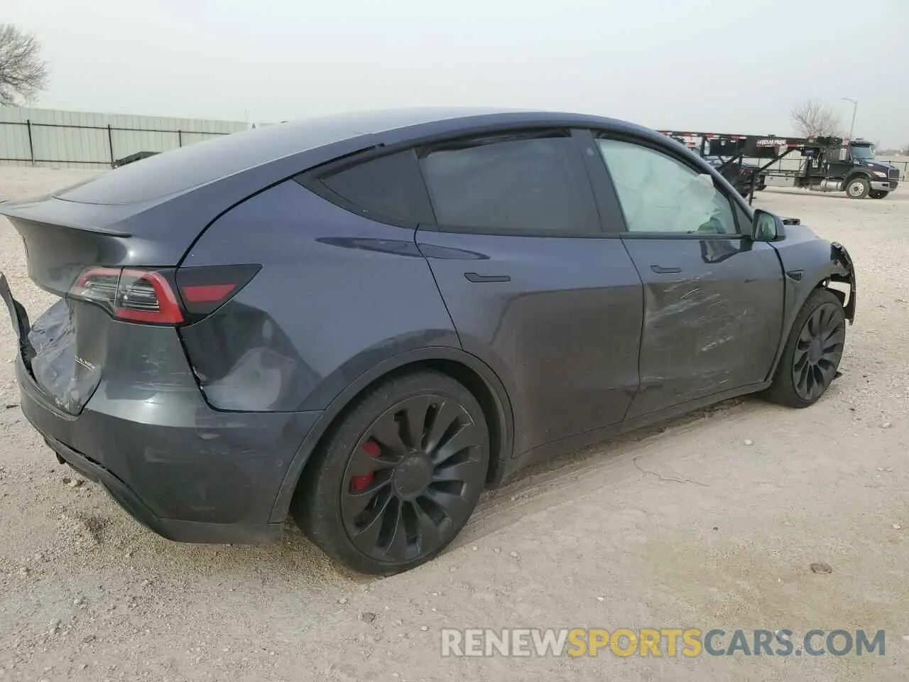 3 fotografías del automóvil dañado 7SAYGDEFXNF388594 TESLA MODEL Y 2022