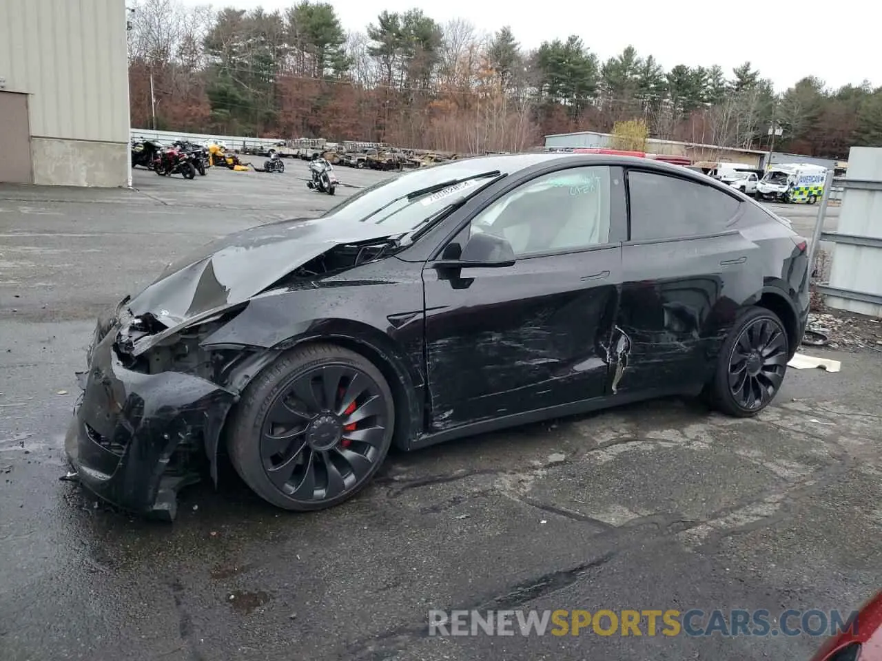 1 fotografías del automóvil dañado 7SAYGDEFXNF441827 TESLA MODEL Y 2022