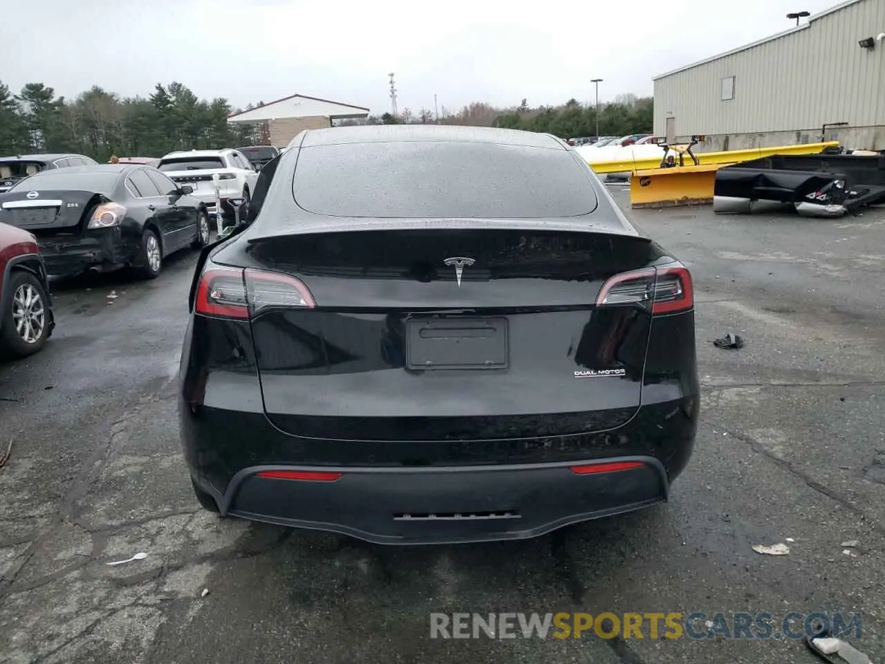 6 fotografías del automóvil dañado 7SAYGDEFXNF441827 TESLA MODEL Y 2022