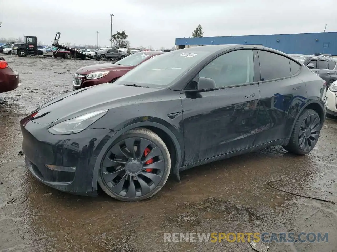 1 fotografías del automóvil dañado 7SAYGDEFXNF452388 TESLA MODEL Y 2022