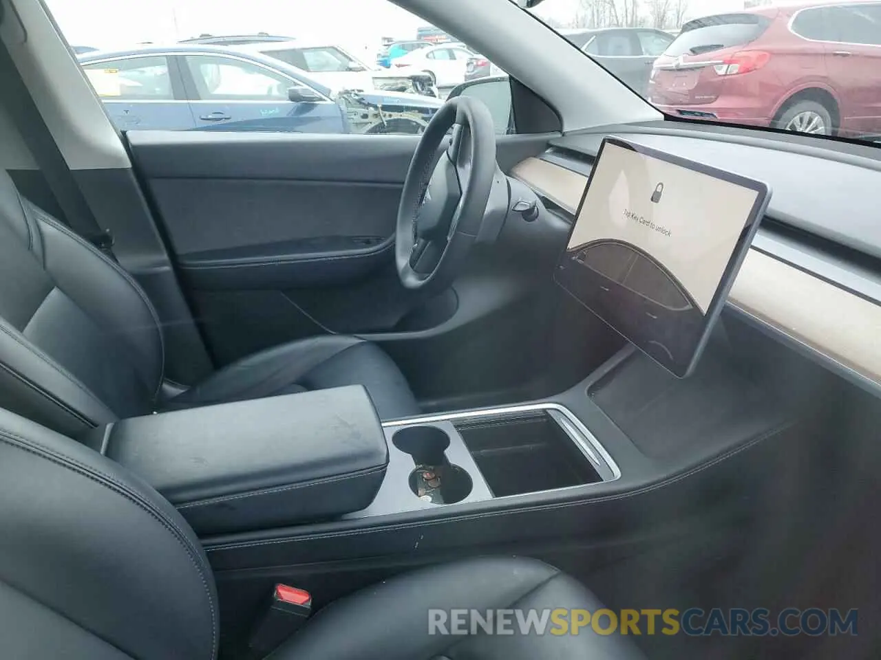 9 fotografías del automóvil dañado 7SAYGDEFXNF452388 TESLA MODEL Y 2022