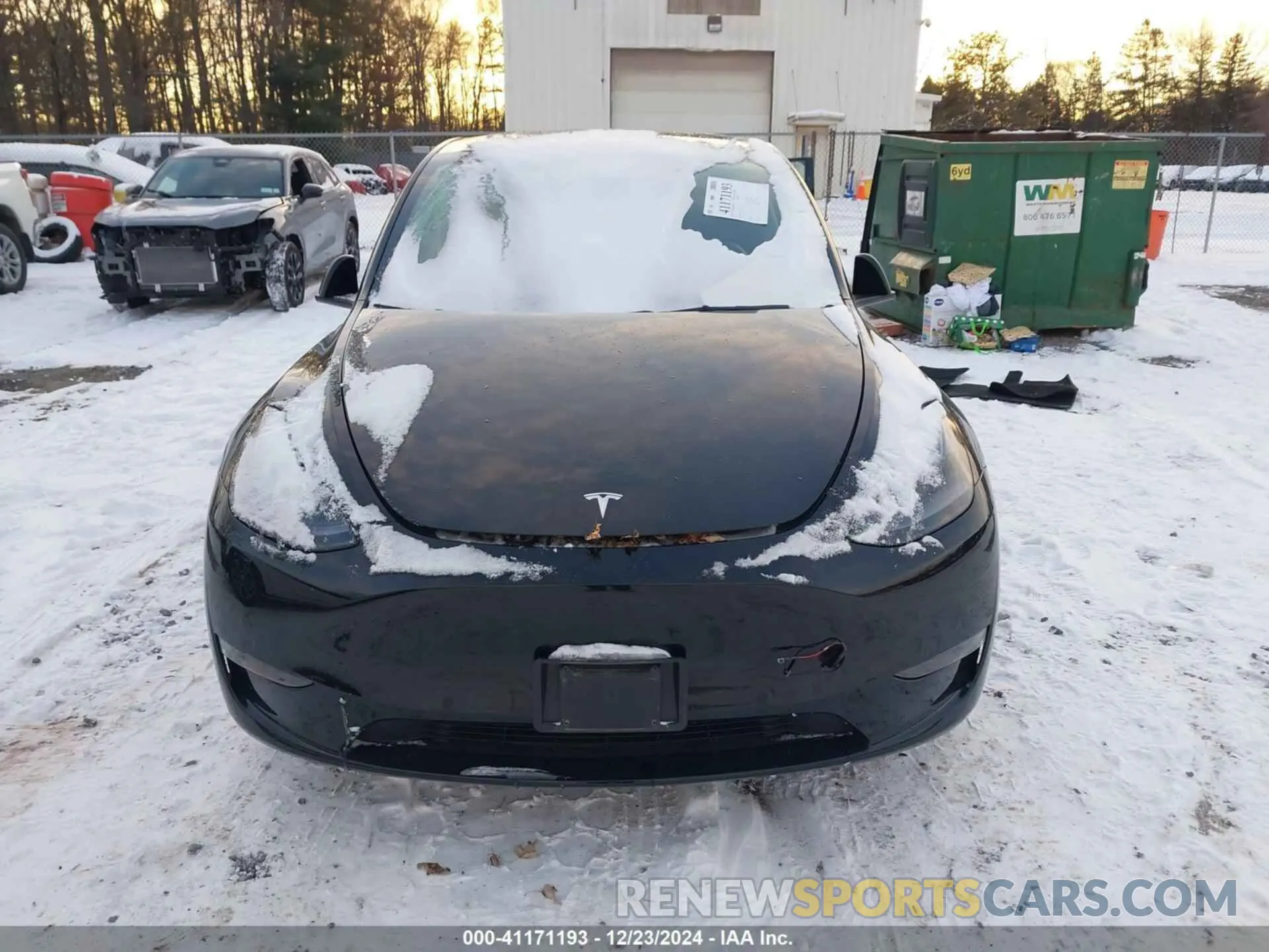 11 fotografías del automóvil dañado 7SAYGDEFXNF519555 TESLA MODEL Y 2022