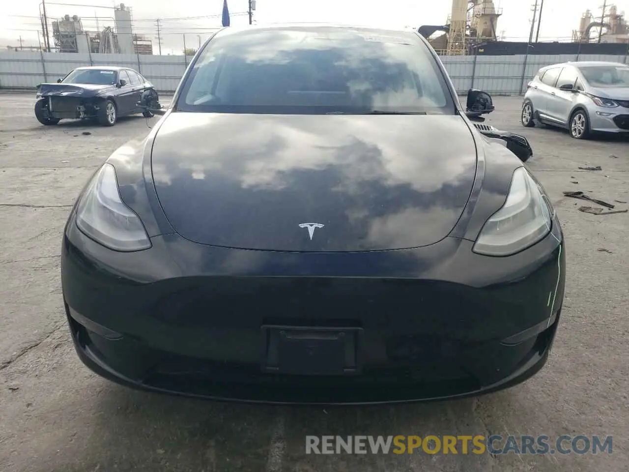 5 fotografías del automóvil dañado 7SAYGDEFXNF536162 TESLA MODEL Y 2022
