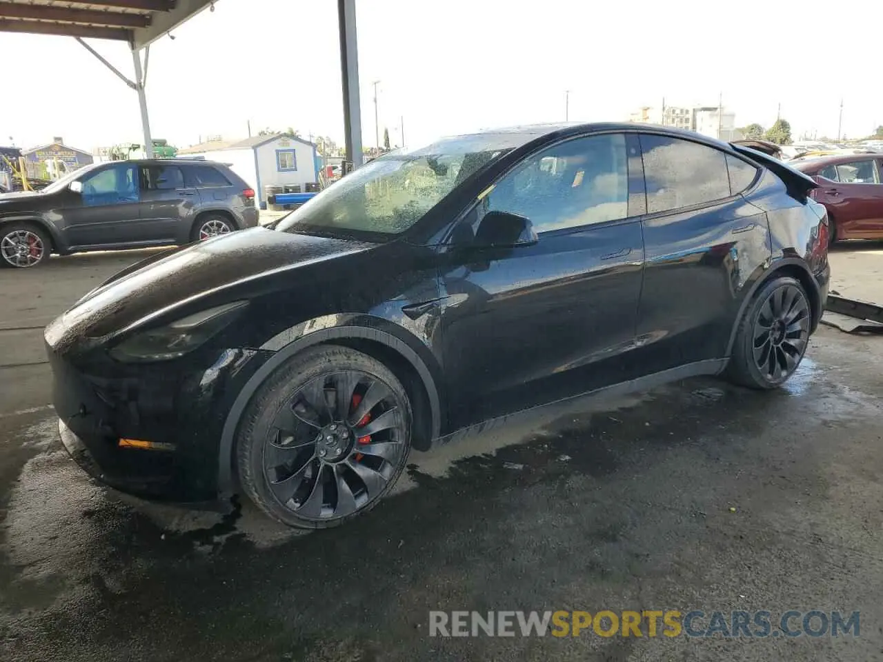 1 fotografías del automóvil dañado 7SAYGDEFXNF554631 TESLA MODEL Y 2022