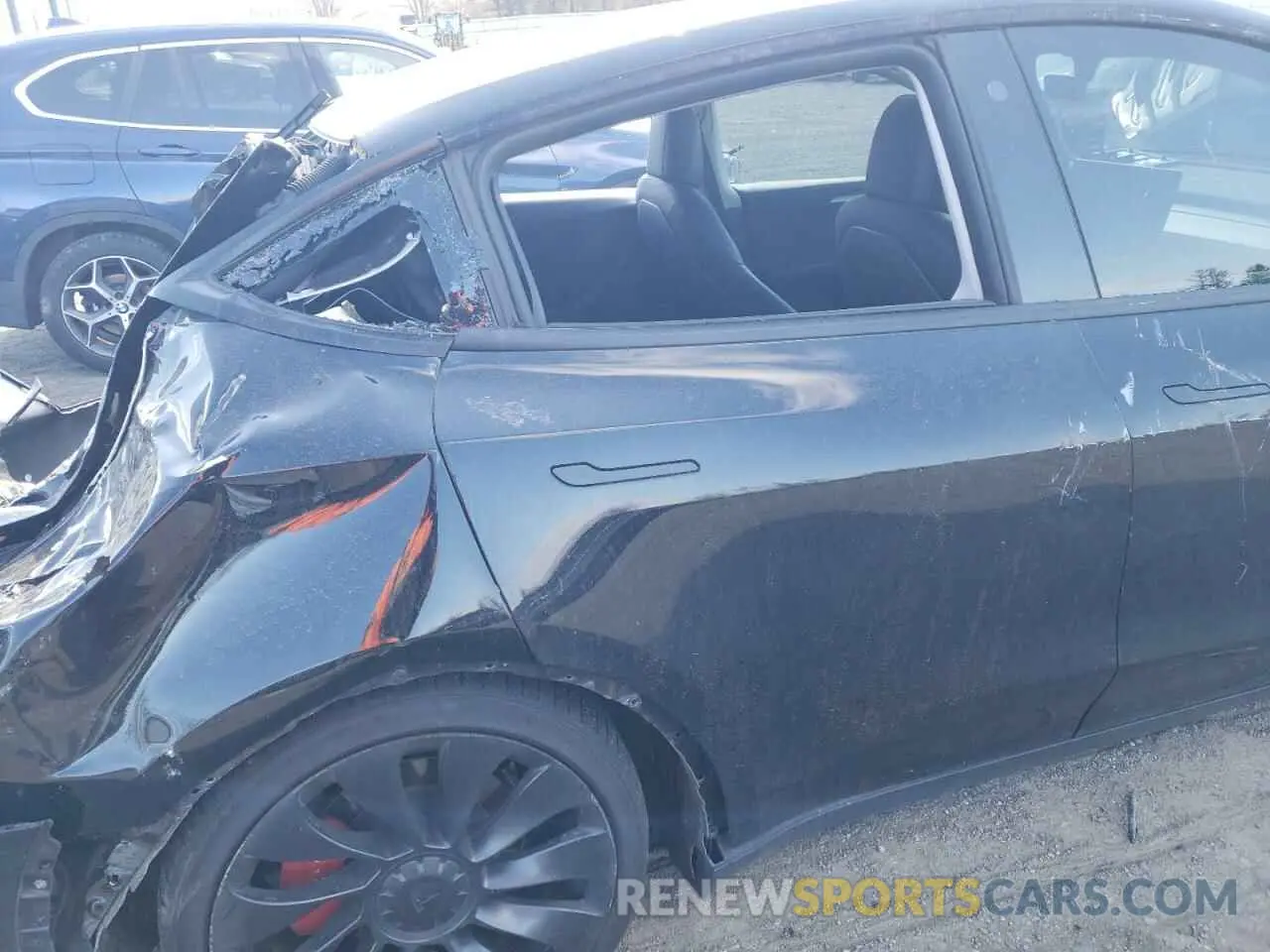 11 fotografías del automóvil dañado 7SAYGDEFXNF563443 TESLA MODEL Y 2022