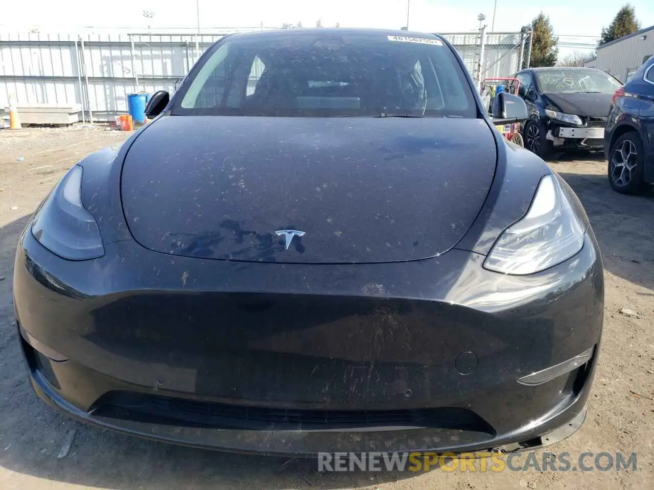 5 fotografías del automóvil dañado 7SAYGDEFXNF563443 TESLA MODEL Y 2022