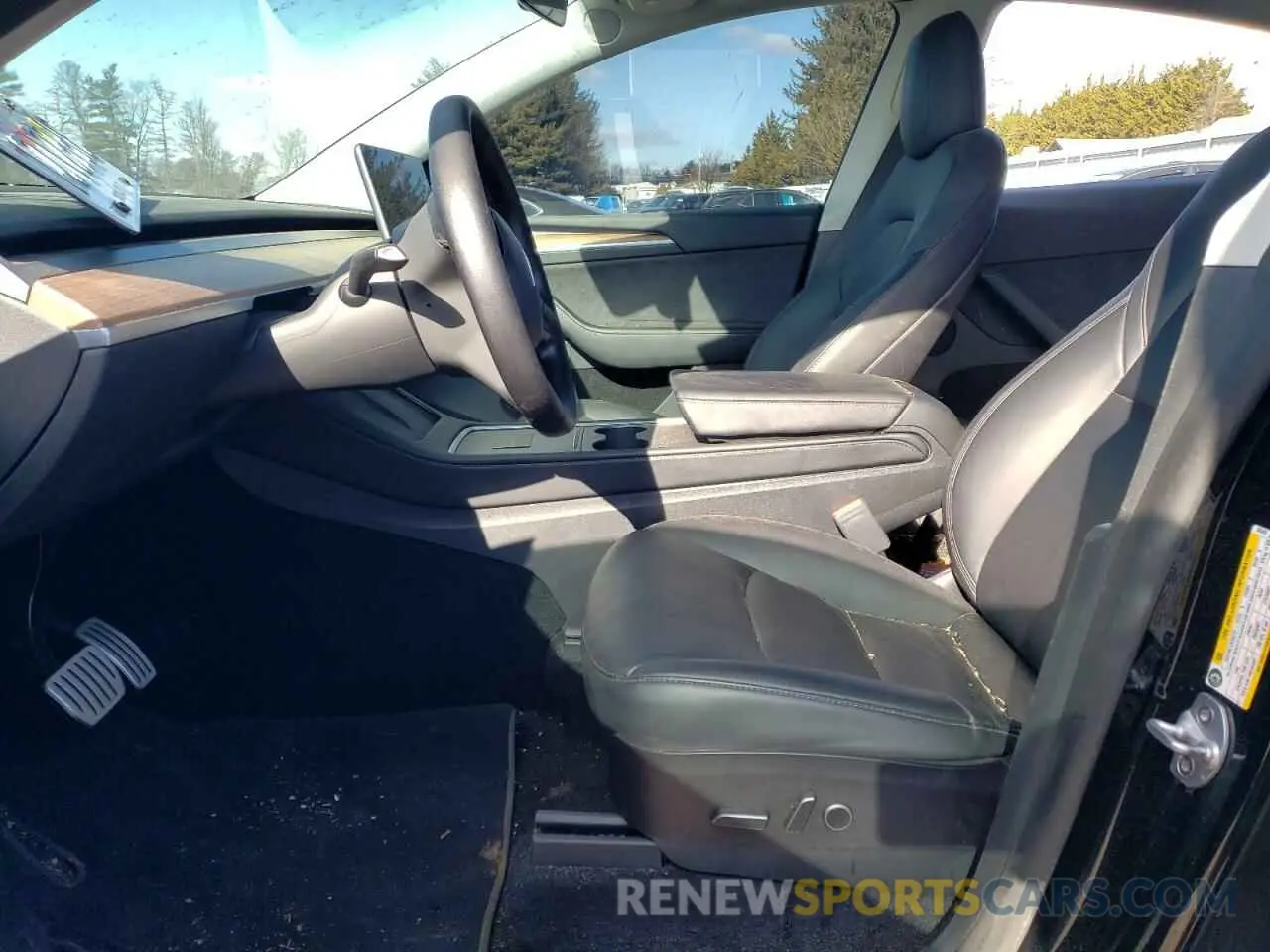 7 fotografías del automóvil dañado 7SAYGDEFXNF563443 TESLA MODEL Y 2022