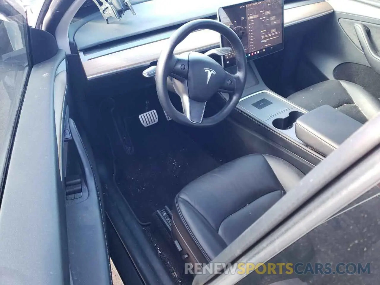 8 fotografías del automóvil dañado 7SAYGDEFXNF563443 TESLA MODEL Y 2022
