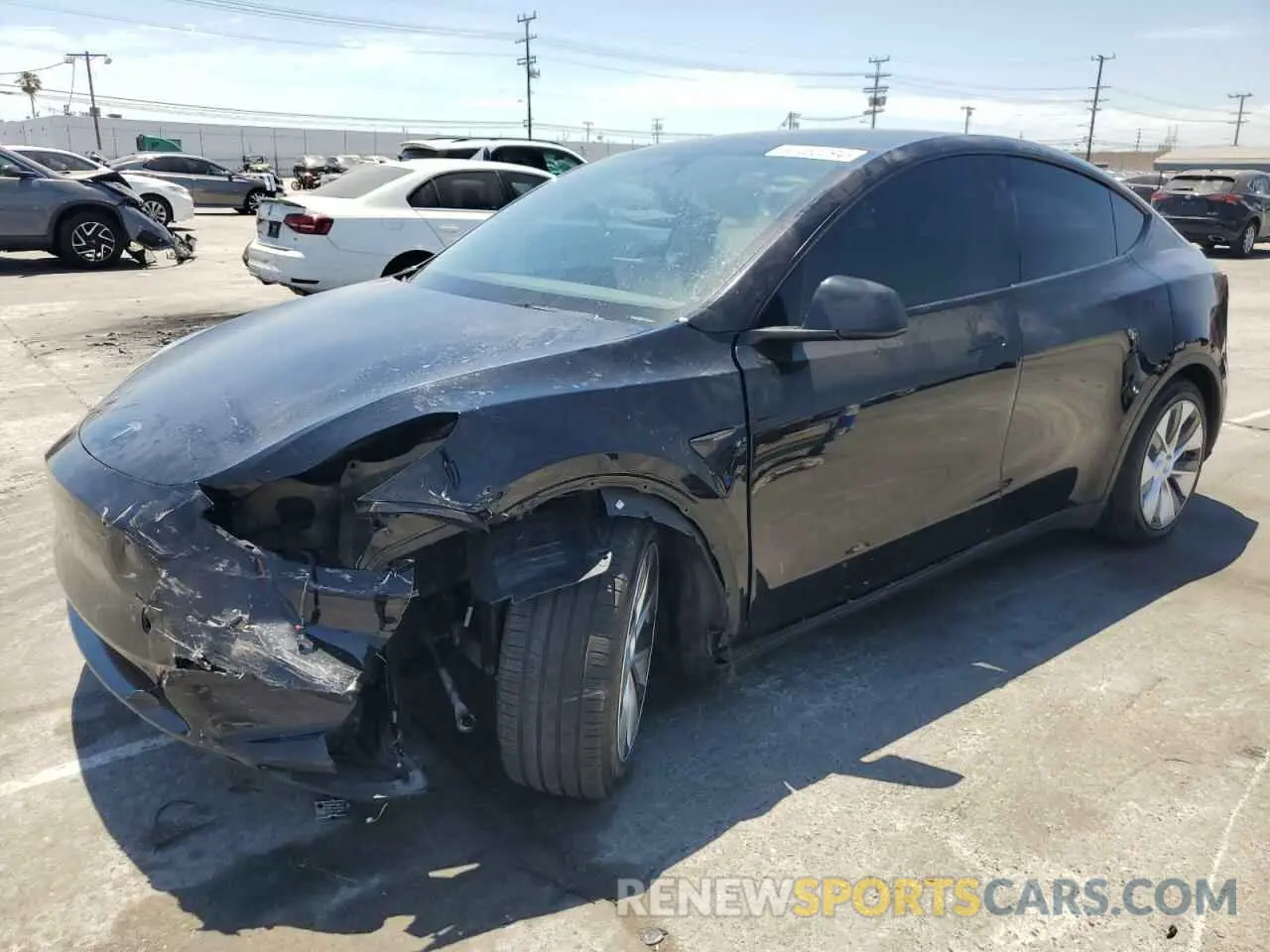 1 fotografías del automóvil dañado 7SAYGAEE0PF621827 TESLA MODEL Y 2023