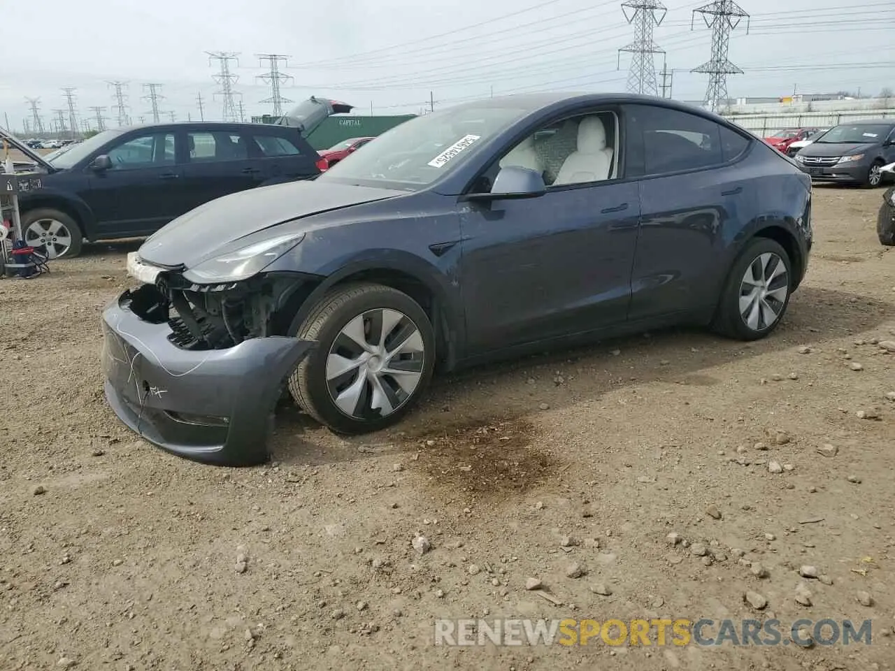 1 fotografías del automóvil dañado 7SAYGAEE0PF646923 TESLA MODEL Y 2023