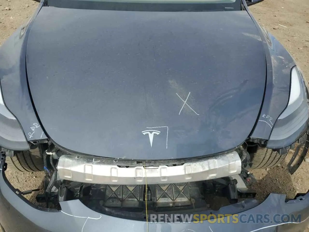 12 fotografías del automóvil dañado 7SAYGAEE0PF646923 TESLA MODEL Y 2023