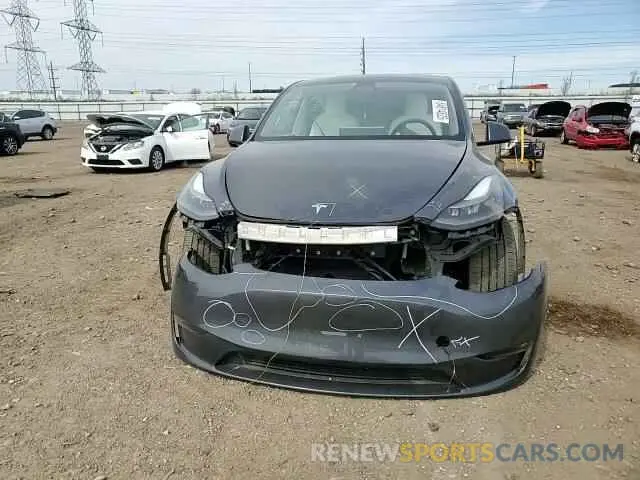 14 fotografías del automóvil dañado 7SAYGAEE0PF646923 TESLA MODEL Y 2023
