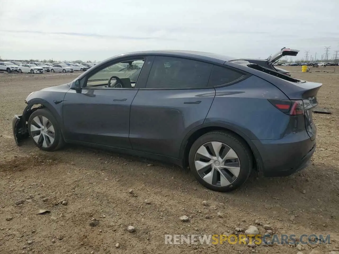 2 fotografías del automóvil dañado 7SAYGAEE0PF646923 TESLA MODEL Y 2023