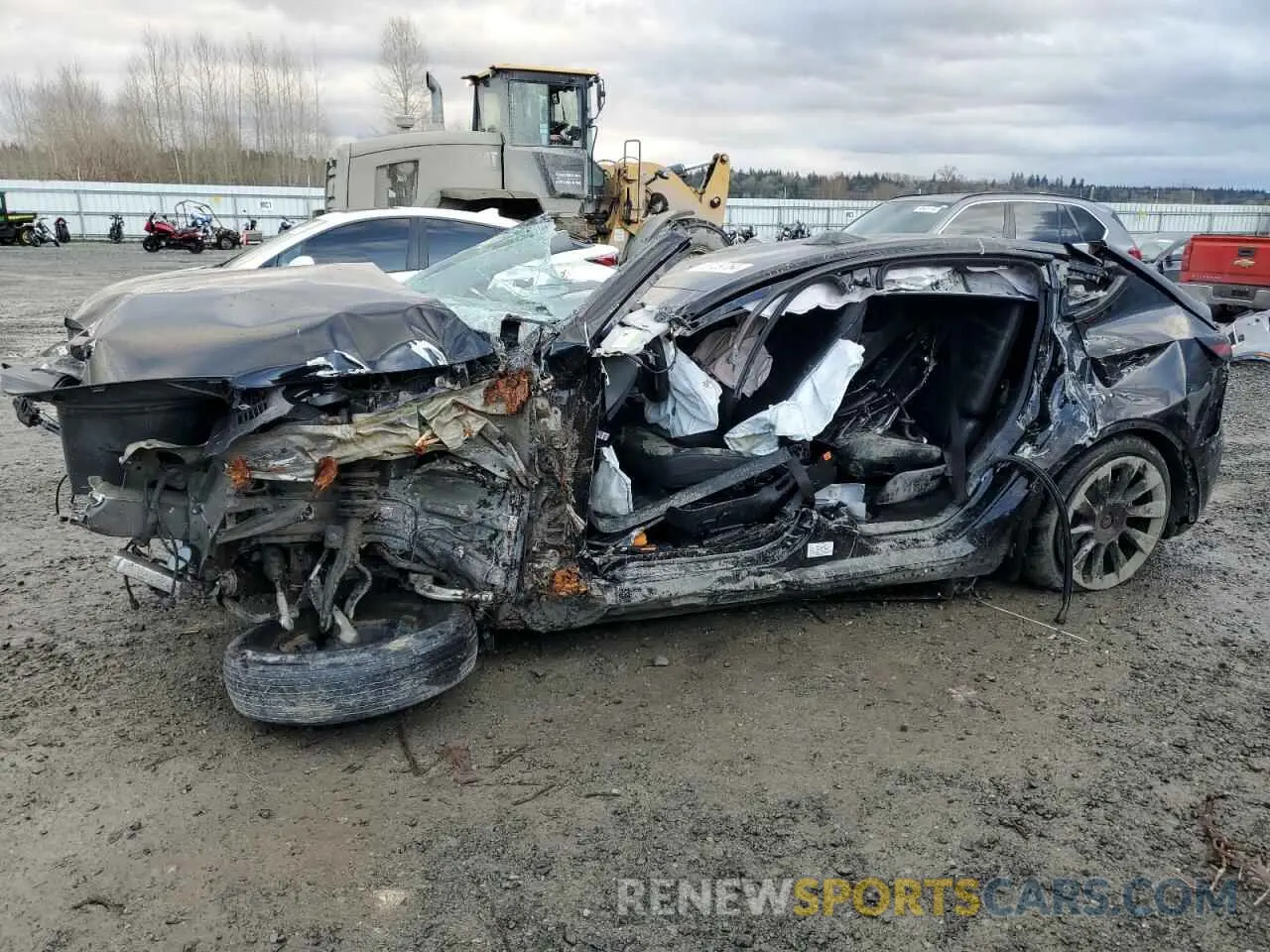 1 fotografías del automóvil dañado 7SAYGAEE0PF832185 TESLA MODEL Y 2023