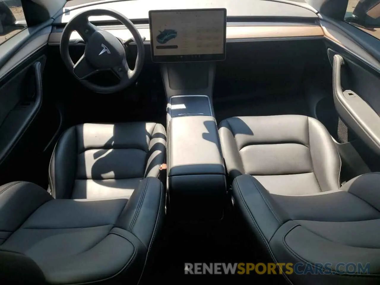 8 fotografías del automóvil dañado 7SAYGAEE0PF925563 TESLA MODEL Y 2023