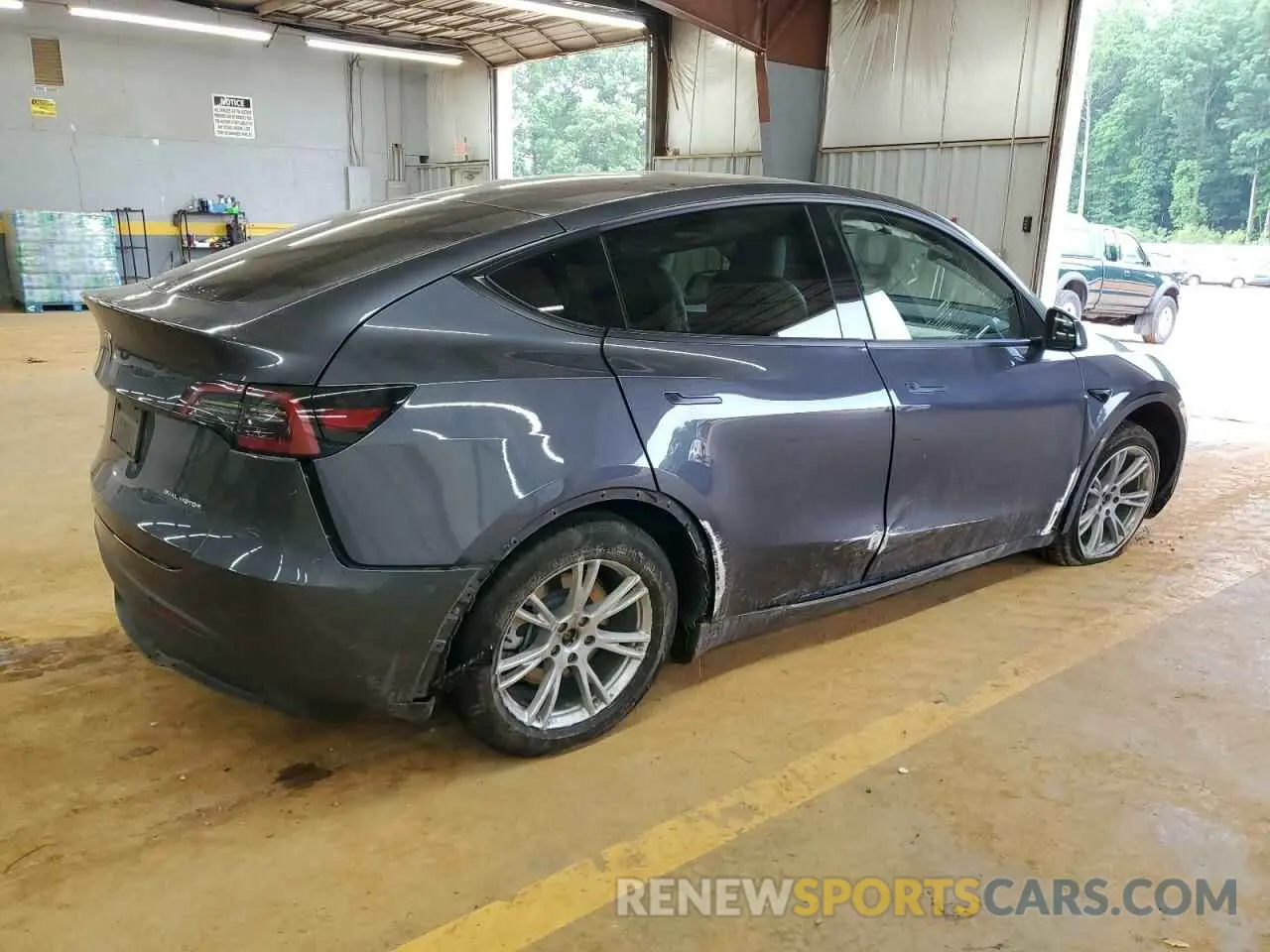 3 fotografías del automóvil dañado 7SAYGAEE0PF948454 TESLA MODEL Y 2023