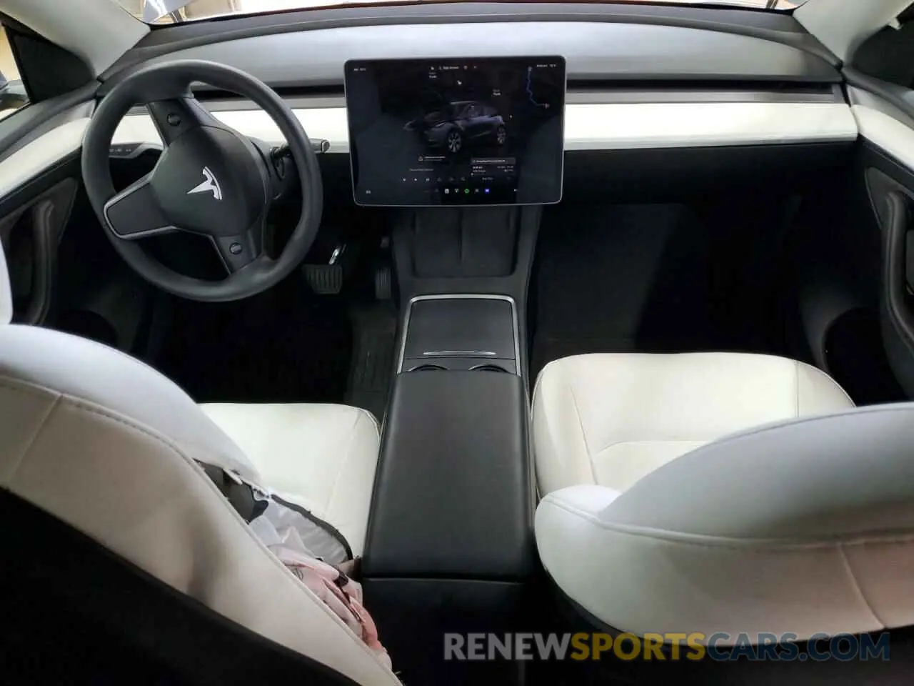 8 fotografías del automóvil dañado 7SAYGAEE0PF948454 TESLA MODEL Y 2023
